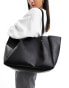 Фото #4 товара ASOS DESIGN wing stud detail tote bag in black