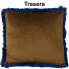 Cushion Alexandra House Living Blue Golden Textile 45 x 45 cm