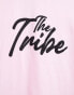 In The Style Plus Tribe t-shirt in pink