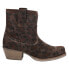 Justin Boots Jungle Leopard Print Round Toe Cowboy Womens Size 6 B Casual Boots