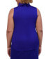 ფოტო #2 პროდუქტის Women's Sleeveless Scarf-Neck Top