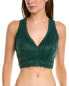 Cosabella Nsn Longline Curvy Bralette Women's Green Xs