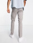 Фото #2 товара Gianni Feraud elasticated waist smart trousers in grey