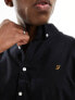 Farah Brewer long sleeve shirt in black