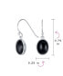 Фото #4 товара Серьги Bling Jewelry Elegant Black Onyx