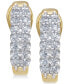 ფოტო #1 პროდუქტის Diamond Hoop Earrings (1/2 ct. t.w.)