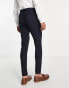 Фото #6 товара ASOS DESIGN skinny smart trousers in navy