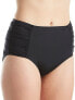 Фото #1 товара Jantzen Women's 242695 Side Shirred High Waist Bikini Bottom Swimwear Size 6