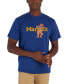 ფოტო #1 პროდუქტის Men's Leaning Marty Graphic Short-Sleeve T-Shirt