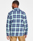 Фото #2 товара Men's Worker Relaxed-Fit Plaid Button-Down Shirt, Created for Macy's