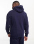 Hummel – Kapuzenpullover aus Sweatshirt-Stoff in Marineblau mit Logo