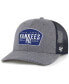 Фото #1 товара Men's Charcoal, Navy New York Yankees Slate Trucker Snapback Hat