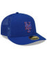 ფოტო #5 პროდუქტის Men's Royal New York Mets 2022 Batting Practice Low Profile 59FIFTY Fitted Hat