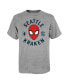 ფოტო #1 პროდუქტის Big Boys Heather Gray Seattle Kraken Mighty Spidey Marvel T-shirt
