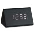 Фото #4 товара Настольные цифровые часы Чёрный PVC Деревянный MDF 11,7 x 7,5 x 8 cm (12 штук)