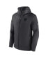 ფოტო #3 პროდუქტის Men's Heather Charcoal Pittsburgh Penguins Authentic Pro Road Tech Full-Zip Hoodie Jacket