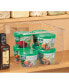 Фото #3 товара Plastic Kitchen Pantry Storage Organizer Container Bin, Handles - Clear