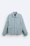 CHECKED JACQUARD JACKET