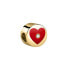 Фото #1 товара Romantic gilded bead Heart Drops SCZ1198