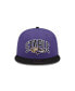 Фото #3 товара Men's X Staple Purple, Black Baltimore Ravens Pigeon 59Fifty Fitted Hat