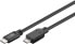 Фото #3 товара Wentronic USB 2.0 Cable (USB-C to Micro-B 2.0) - Black - 0.6 m - Micro-USB B - USB C - USB 2.0 - 480 Mbit/s - Black