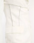 Фото #6 товара Miss Selfridge diamante corset bridal blazer dress in white