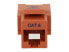 Фото #2 товара BYTECC RJ45TL-O Cat. 6 Tool Less Keystone Jack -Orange