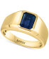 ფოტო #1 პროდუქტის EFFY® Men's Sapphire Ring (2-3/8 ct. t.w.) in 14k Gold