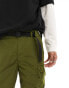 The North Face NSE belted cargo shorts in olive