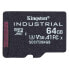 Фото #1 товара Kingston Industrial - 64 GB - MicroSDXC - Class 10 - UHS-I - Class 3 (U3) - V30