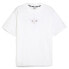 Фото #1 товара Puma Melo Alwayz On Logo Crew Neck Short Sleeve T-Shirt Mens White Casual Tops 6