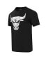 ფოტო #2 პროდუქტის Men's Black Chicago Bulls T-shirt