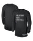 Фото #1 товара Men's and Women's Black San Antonio Spurs 2023 Legend On-Court Practice long sleeve