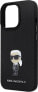 Фото #6 товара Karl Lagerfeld Karl Lagerfeld KLHCP14LSMHKNPK iPhone 14 Pro 6.1" czarny/black Silicone Ikonik Metal Pin