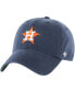 Фото #3 товара Men's Navy Houston Astros Sure Shot Classic Franchise Fitted Hat