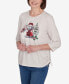 ფოტო #4 პროდუქტის Classic Festive Poodle Drawstring Top