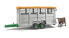 Фото #1 товара Bruder Livestock trailer with 1 cow - Green,Grey - Plastic - Trailer - 1:16 - 3 yr(s) - Preassembled