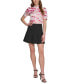 ფოტო #4 პროდუქტის Petite Pleated Side-Zip Mini Skirt
