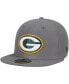 Фото #5 товара Men's Graphite Green Bay Packers Storm 59FIFTY Fitted Hat