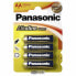 PANASONIC Pack 4 LR-06 AA Pile Серебристый - фото #1