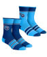 Men's and Women's Socks Tennessee Titans Multi-Stripe 2-Pack Team Crew Sock Set