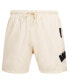 ფოტო #2 პროდუქტის Men's Cream Brooklyn Nets Triple Tonal Woven Shorts