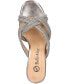 ფოტო #4 პროდუქტის Women's Carmen Heeled Slip On Sandals