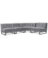 Фото #2 товара CLOSEOUT! Kathya 157" 4-Pc. Fabric Modular Sectional, Created for Macy's