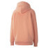 Puma Downtown Relaxed Graphic Pullover Hoodie Womens Pink Casual Outerwear 53358