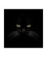 Lori Hutchison 'Black Cat Centered' Canvas Art - 18" x 18"