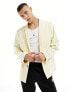 Фото #2 товара ASOS DESIGN oversized blazer in pale yellow