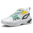 Фото #2 товара Puma Genetics Speckle Basketball Mens Grey Sneakers Athletic Shoes 31040501