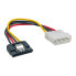 Фото #2 товара InLine SATA Power Adapter Cable 4pin Molex / 15pin SATA with latch 0.15m