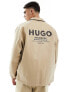 HUGO BLUE harrington jacket in beige